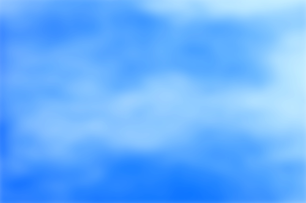 Blue sky and puffy clouds